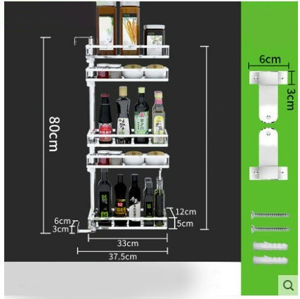 Rotating Kitchen Corner Spice Rack