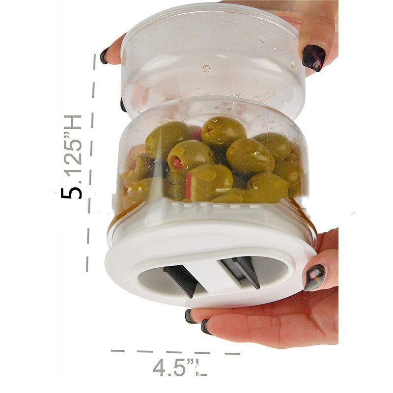 Wet and Dry Separation Pickle Jar