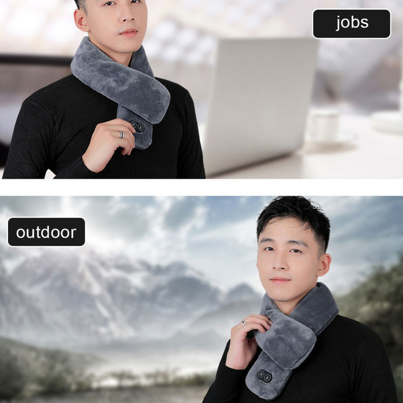 USB Heated Massage Scarf Warm Washable