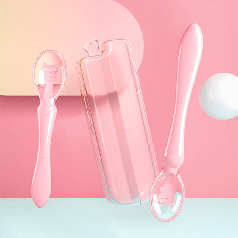 Soft Silicone Feeding Spoon