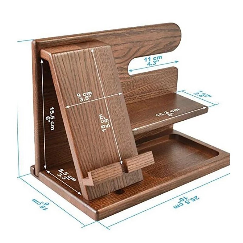 Wooden Desk Organizer