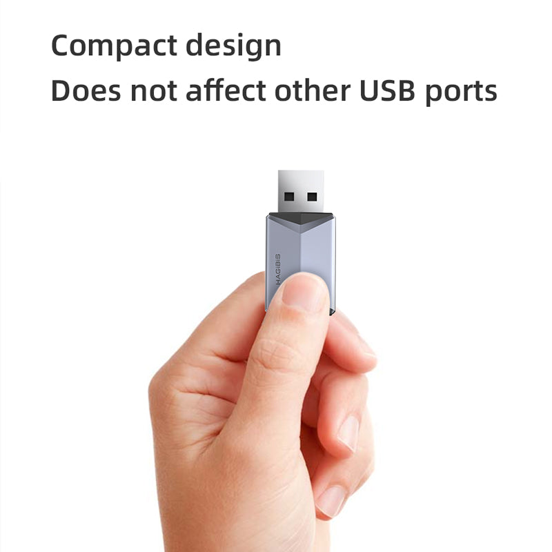 2 in 1 USB External Audio Adapter
