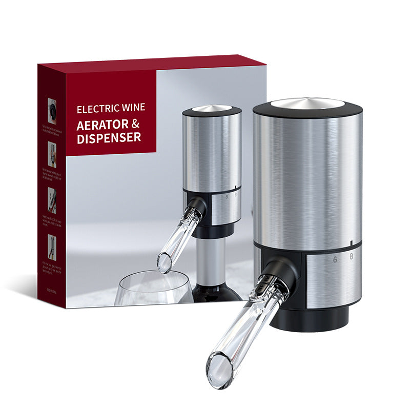 Electric Wine Aerator And Dispenser