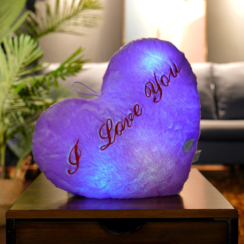 Colorful Luminous Star Pillow