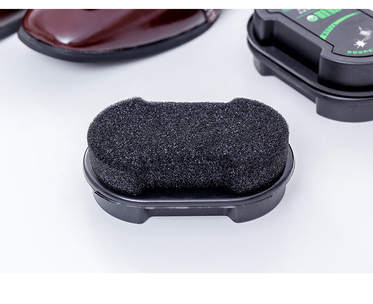 Double-Sided Sponge Shoe Polish Tool