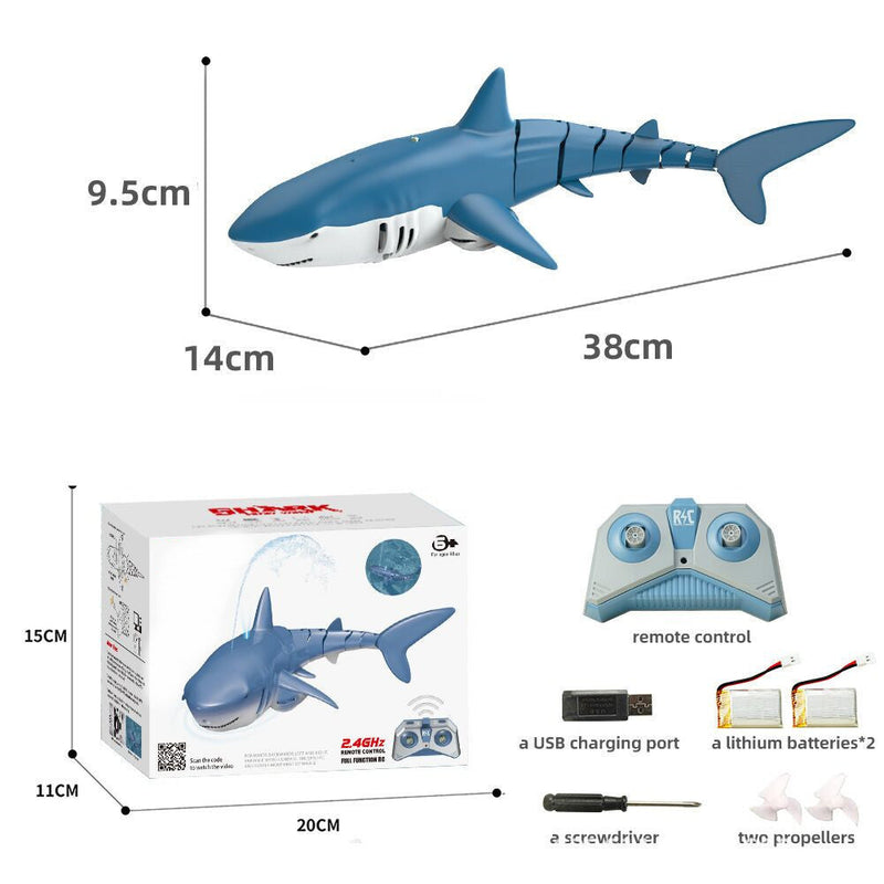 RC Fish Swimming Spray Water Toy