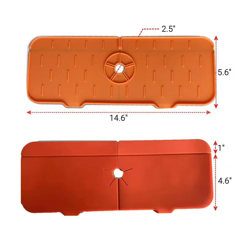 Splashproof Silicone Drain Pad