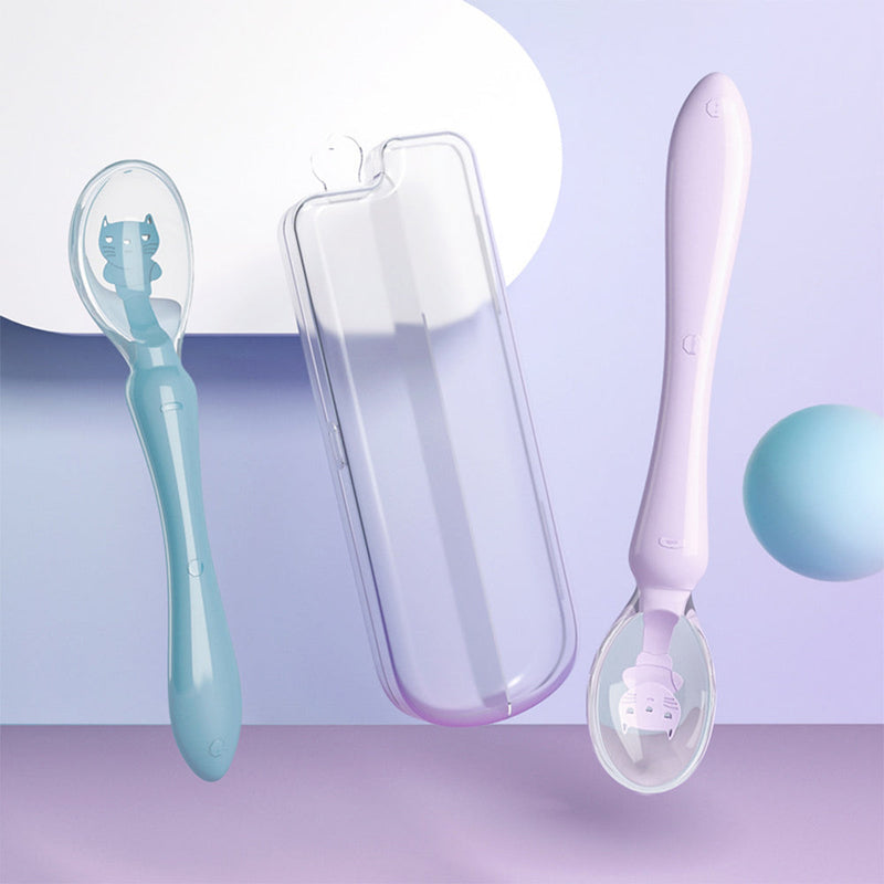 Soft Silicone Feeding Spoon