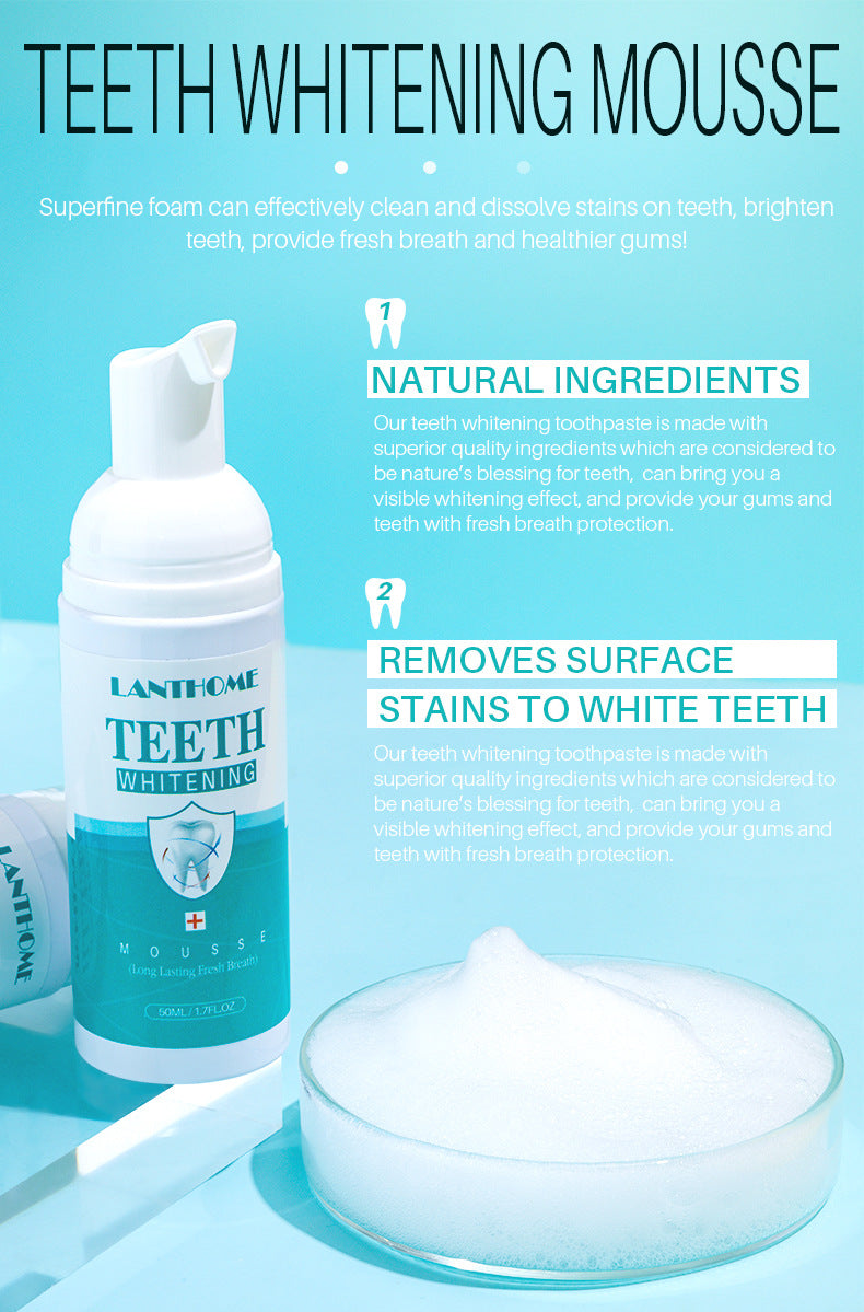 Sparkle White Teeth Mousse