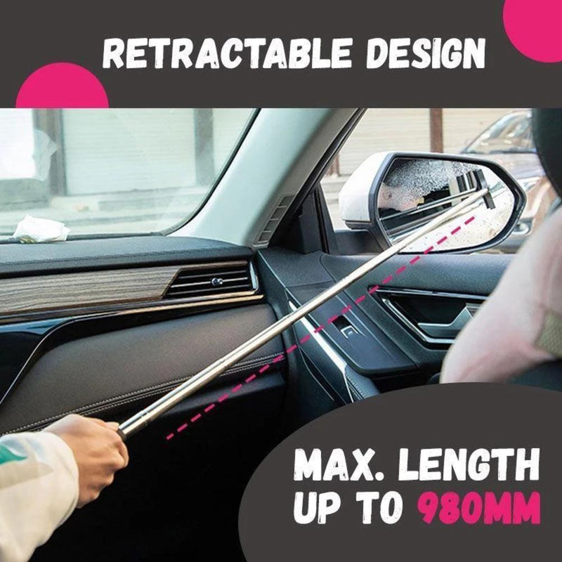 Retractable Car Rearview Mirror Wiper