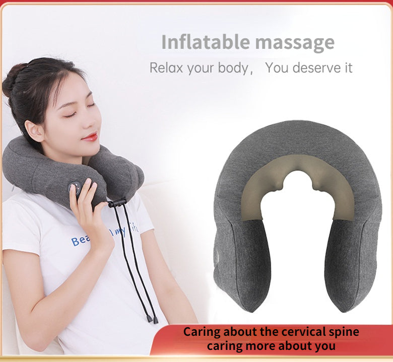 Portable Inflatable U-shaped Massager