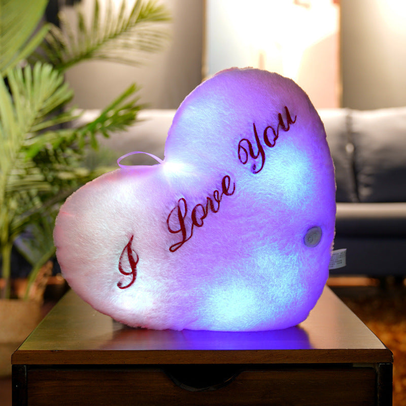 Colorful Luminous Star Pillow