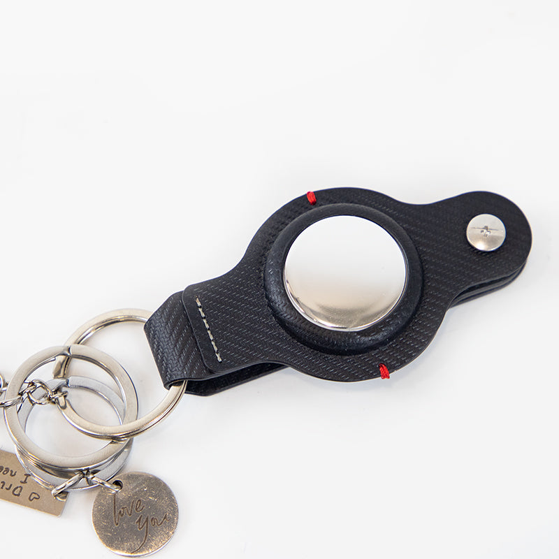 Elegant Airtag Secure Keyring Holder