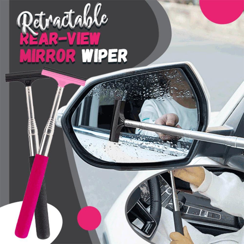 Retractable Car Rearview Mirror Wiper