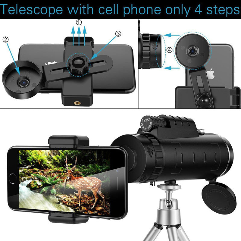 Monocular Telescope Zoom Lens