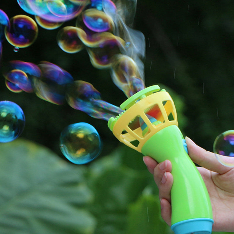 Mini Fan Bubble Machine Toy