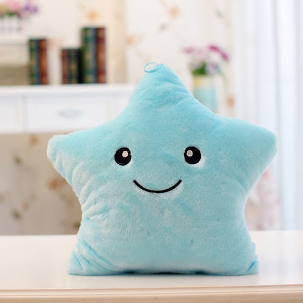 Colorful Luminous Star Pillow