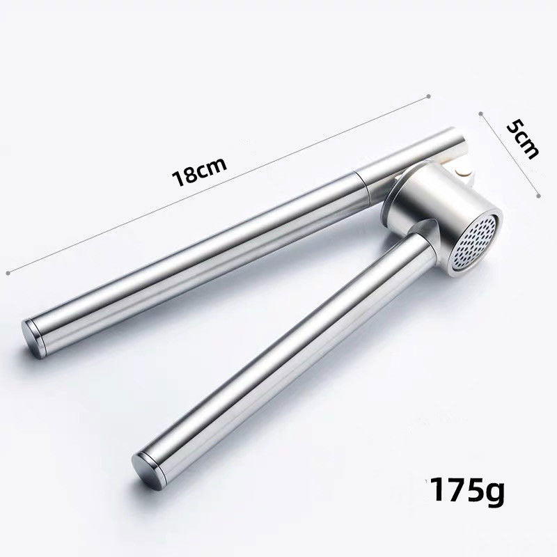 Stainless Steel Extended Garlic Press