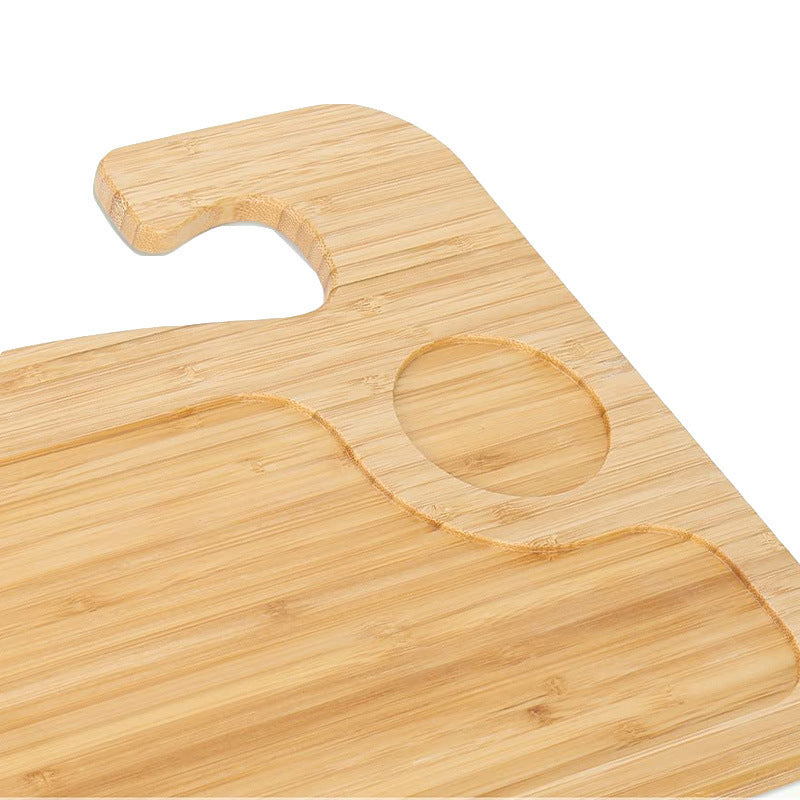 Bamboo Wood Double Sided Car Steering Tray
