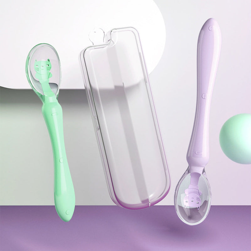 Soft Silicone Feeding Spoon