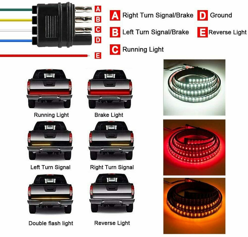 Tricolor Pickup Truck Taillight