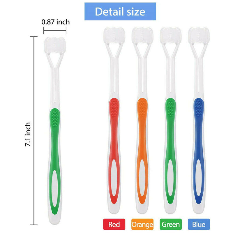 Three-Headed Toothbrush